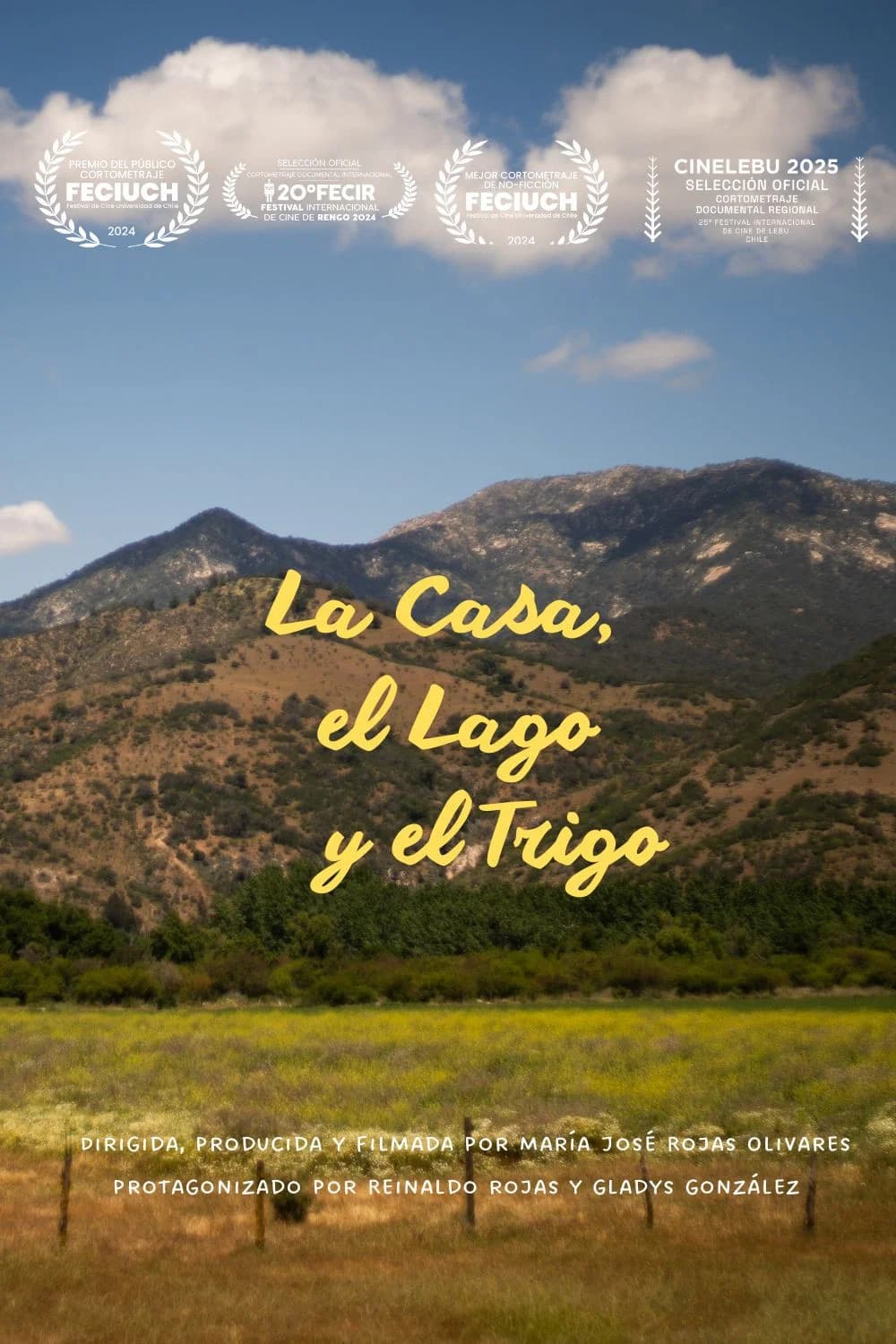 La casa, el lago y el trigo key art