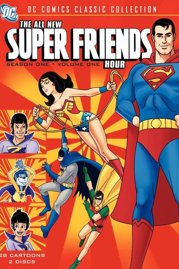 The All-New Super Friends Hour key art